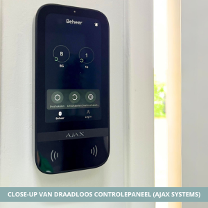 Ajax Systems keypad close up